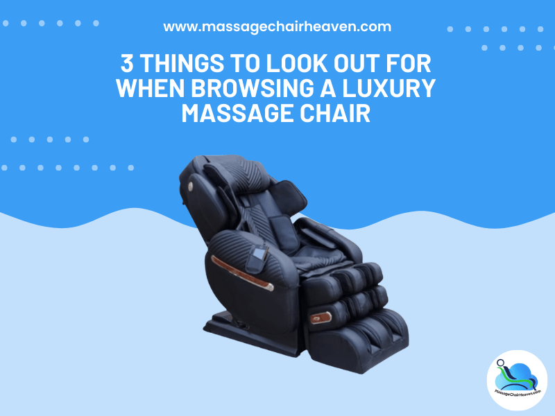 What to look for in a massage chair sale